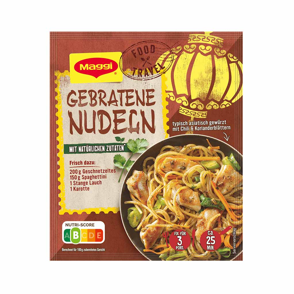An image of  Maggi Fix Gebratene Nudeln | Sold by Heimat.one, the home to original German products.