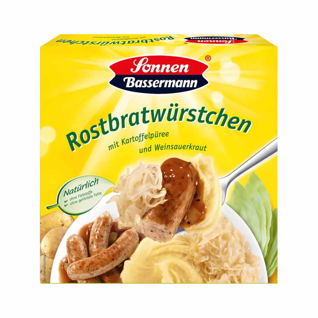 An image of  Sonnen Bassermann Rostbratwürstchen 480g | Sold by Heimat.one, the home to original German products.