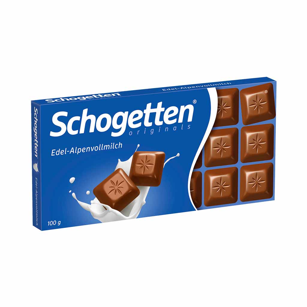 An image of  Schogetten Vollmilch 100g | Sold by Heimat.one, the home to original German products.