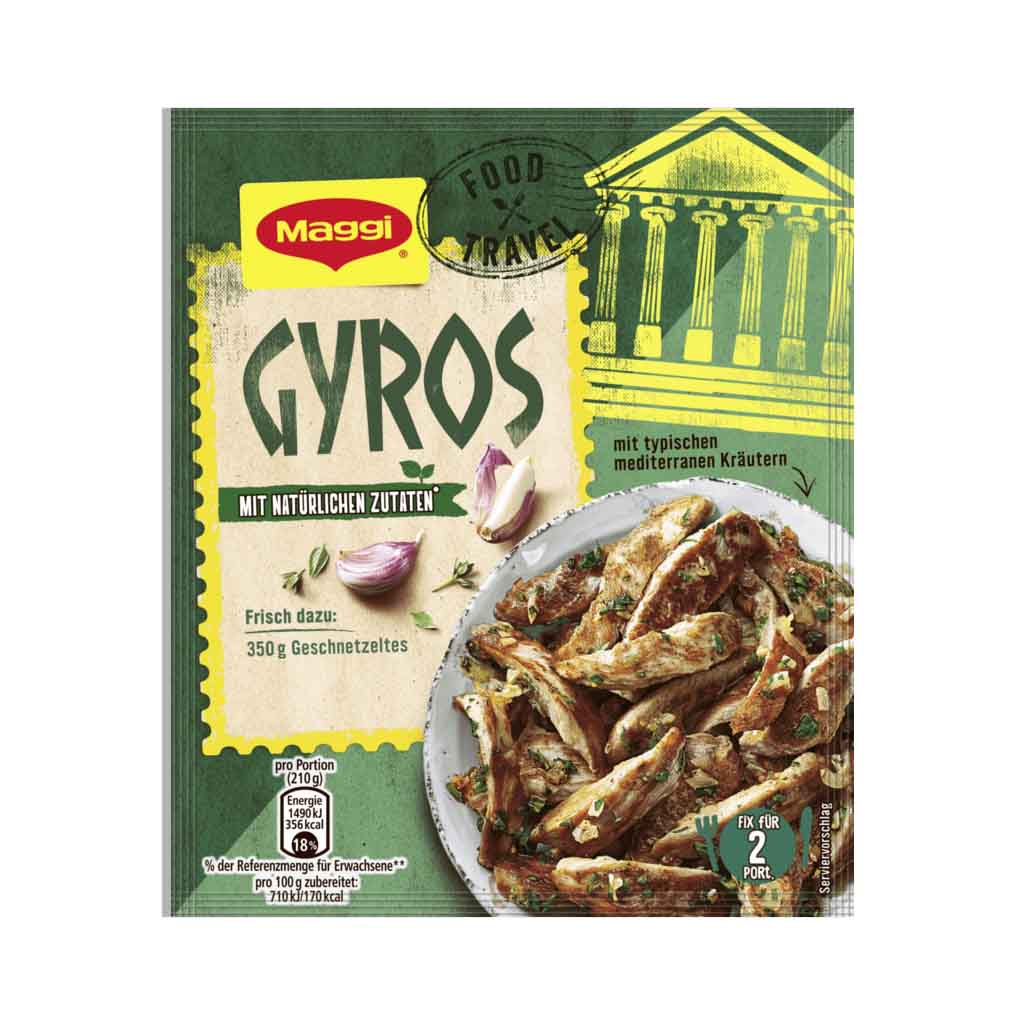 An image of  Maggi Fix Gyros 30g | Sold by Heimat.one, the home to original German products.