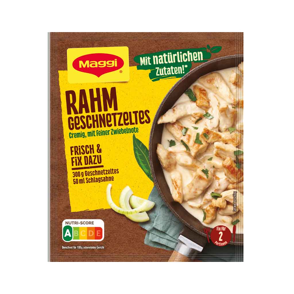 An image of Maggi Fix Rahm Geschnetzeltes 36g | Sold by Heimat.one, the home to original German products.