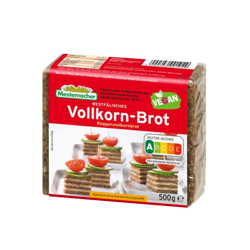 An image of original Mestemacher Vollkornbrot - available now from Heimat.one, the home of German products in the UK.