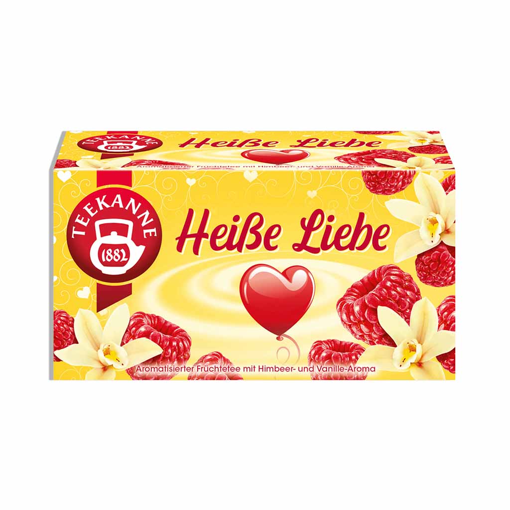 An image of  Teekanne Heiße Liebe 60g, 20 Beutel | Sold by Heimat.one, the home to original German products.